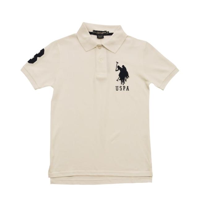 【us polo】经典战马短袖polo衫-白(美国时尚品牌服饰)
