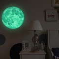 30cm Moon Glow in the Dark Wall Stickers Moonlight Decor Waterproof DIY Room