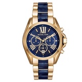 mk blue dial watch