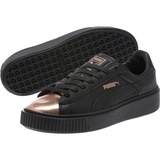 puma basket platform gold