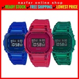 g shock petak jelly biru