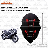 pulsar rs 200 windshield price