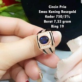 Harga Cincin Emas Pria Kadar 750 Terbaru Februari 2022 ...