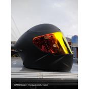 visor kyt tt course iridium gold