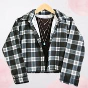 Harga Thrift Kemeja Flanel Crop Motif Kotak Model Basic Wanita Terbaru Februari 2022 Biggo Indonesia