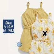 yellow romper old navy