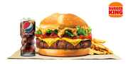 漢堡王BurgerKing 花生安格斯牛肉堡套餐