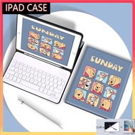 ipad 2020 new iPad 10.5air 3 with pen slot 11 protective cover bluetooth keyboard ipad 7 8 10.2 case ipad air 4 10.9 “ ”fifth and sixth generation pro9.7 mini 5 mini 7 cartoon cute ultra-thin silicone anti-fall shell