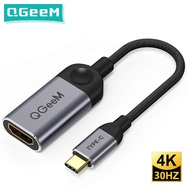 Qgeem Usb C To Hdmi Adapter Cable 4k 30hz Type-c To Hdmi For Huawei Mate 20 Macbook Pro 2018 Ipad Pro Hdmi Female To Usb Type C - Audio  amp; Video Cables - AliExpress