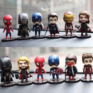 The Avengers Batman Spiderman Iron Man 6 PCS Action Figure Kid Gift Figurine Toy