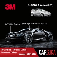 [3M Sedan Silver Package] 3M Autofilm Tint and 3M Silica Glass Coating for BMW 1 series (E87), year 2004 - 2011 (Deposit Only)