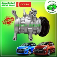 📣ORIGINAL📣 Perodua Myvi Lagi Best 1.3 2011 4PK Original DENSO Aircond Compressor AIR CON AC A/C AIRCOND
