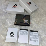 Bathing Ape Wallet (ORIGINAL) army