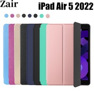 【เคสป้องกัน】เคสสำหรับ iPad Air 5 2022เคสสำหรับ iPad Air 4 2020เคสอัจฉริยะฝาหลังพร้อม Smart Sleep Awake Trifold เคสสำหรับ iPad Air 5 2022