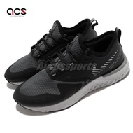Nike 慢跑鞋 Odyssey React 2 Shield 避震 路跑 反光 防水 運動 健身 黑 銀 BQ1672-003