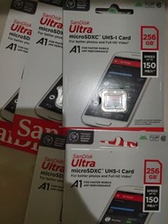 全新 港行 包平郵 Sandisk 256G 256GB micro sd / tf card / 相機 手機記憶卡 MicroSDXC UHS-1