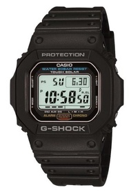 CASIO นาฬิกาข้อมือ G-SHOCK Solar G-5600E-1JF สีดำ