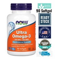 ✔Ready Stock✔ Now Foods, Ultra Omega-3, 90 Softgels