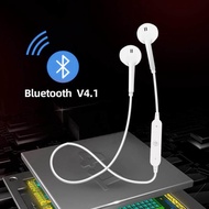 หูฟังไร้สาย S6หูฟังเพลงหูฟังโทรศัพท์แบบคล้องคอหูฟังสปอร์ตบลูทูธสเตอริโอหูฟังพร้อมไมค์สำหรับ iPhone Samsung Xiaomi