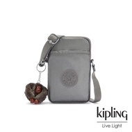 【KIPLING】寧靜月光灰可愛長方形小包-TALLY