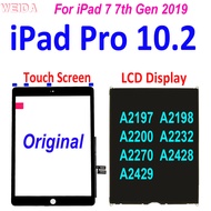 10.2" Original LCD For iPad 7 7th Gen 2019 LCD A2197 A2200 A2198 A2232 Touch Screen Digitizer LCD Display for iPad Pro 10.2 LCD