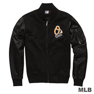 MLB-巴爾的摩金鶯隊休閒合身造型口袋棒球外套-黑(男)
