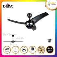 DEKA BABYG 42INCH GM/WH CEILING FAN