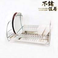 【不鏽佳居】304不鏽鋼單層直立式碗盤瀝水架附不鏽鋼瀝水盤(304 碗盤 瀝水 瀝乾 瀝水架 置物架)