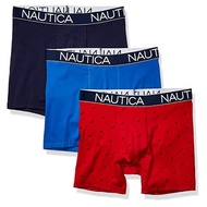NAUTICA 2020男時尚彈力藍紅四角修飾內著混搭3件組【預購】