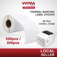 Premium A6 Thermal Label Sticker Roll Shopee Printer AWB Airway Bill (100 x 150 mm)