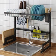 【AOTTO】單槽-廚房不銹鋼水槽瀝水架 水槽架(廚房收納架 置物架)