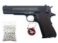 ปืนบีบีกันอัดแกส DOUBLE BELL 723 (M1911A1) สีดำ พร้อมกล่องใส่ปืน ฟรี!!! ของแถมพร้อมเล่นครบชุด