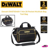 DEWALT DWST83489-1 14in 26 Pocket Multitak Bag Tool Bag