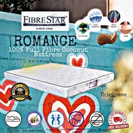 (Ready Stock) Fibre Star ROMANCE 100% Full Natural Fibre Coconut Mattress