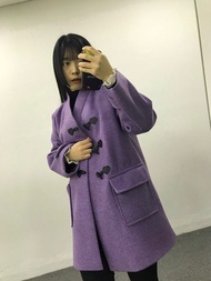 【心跳事 】2019 生活韓服羊毛絨大衣 - 男女通用紫色