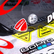 New Arrival Reflective Waterproof Motorcycle Helmet Sticker Helmet Lens Sticker Ducati Shoei Arai