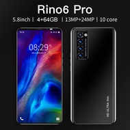 【2021 Cepat COD】Rino 6 Pro 5.8 Inch Mobile phone,64GB ROM+4G RAM hp advan terbaru 2021,4800MAH, 13MP+ 24MP,Dual SIM Card face ID Android Ponsel handphone promo,hp murah 500 ribuan