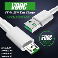 สายชาร์จ Oppo Vooc Micro สำหรับ OPPO R11Plus R15 R15Pro A3s F9 F9Pro R17 F11 F11Pro A9x Realme 3 pro โทรศัพท์มือถือ