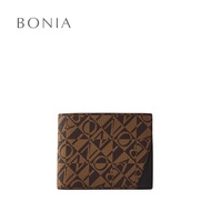Bonia Black Terasso Monogram 8 Cards Wallet