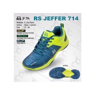Badminton Shoes RS Badminton Jeffer 714 Adult Kids - Green / Lemon -