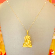 โปรโมชั่น สร้อยคอจี้พระพิฆเนศ น้ำหนัก 1.5 กรัม ทองคำ 99.99% ทองแท้ทั้งเส้น ขายได้ มีใบรับประกันจากร้านทอง ไอเทมใหม่นิยมที่สุด ราคาถูก พระเครื่อง พระพุทธรูป พระพุทธชินราช ท้าวเเวสสุวรรณ ไอ้ไข่
