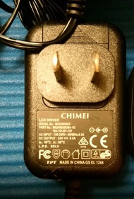 CHIMEL電源供應器(輸入:100-240V~50/60H,0.3A輸出:24V---0.5A)