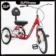 SUPfitness New Wellcome Tricycle for the Elderly Pedal Human Walking Recreational Vehicle Package Ma 9JHK