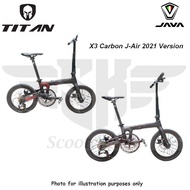 JAVA X3 J-AIR Carbon 16inch with 8 Speed Shimano Folding Bike