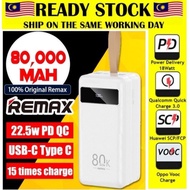 Powerbank 80000mAh Fast Charging REMAX RPP-266 (80k)