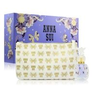 ANNA SUI 安娜蘇 幸運精靈花綻禮盒(淡香水+化妝包)