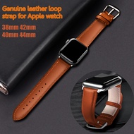 Genuine leather loop strap for Apple watch band 38mm 40mm 42mm 44mm Apple watch 5/4/3/2/1 38mm 40mm 42mm 44mm i watch 5/4/3/2/1 correa replacement bracelet