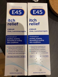 E45 itch relief cream @$75 50g