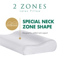 getha pillow !)0~✕▲☇Getha 2 Zone Natural Latex Pillow / Getha 2 Zone / Getha 2 Zone Pillow / Getha 2 Zone Latex