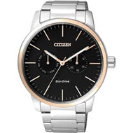 CITIZEN Eco-Drive光動能日曆腕錶-藍/44mm AO9040-52L